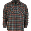 Men's Long Sleeve Plaid Flannel Shirt with pocket