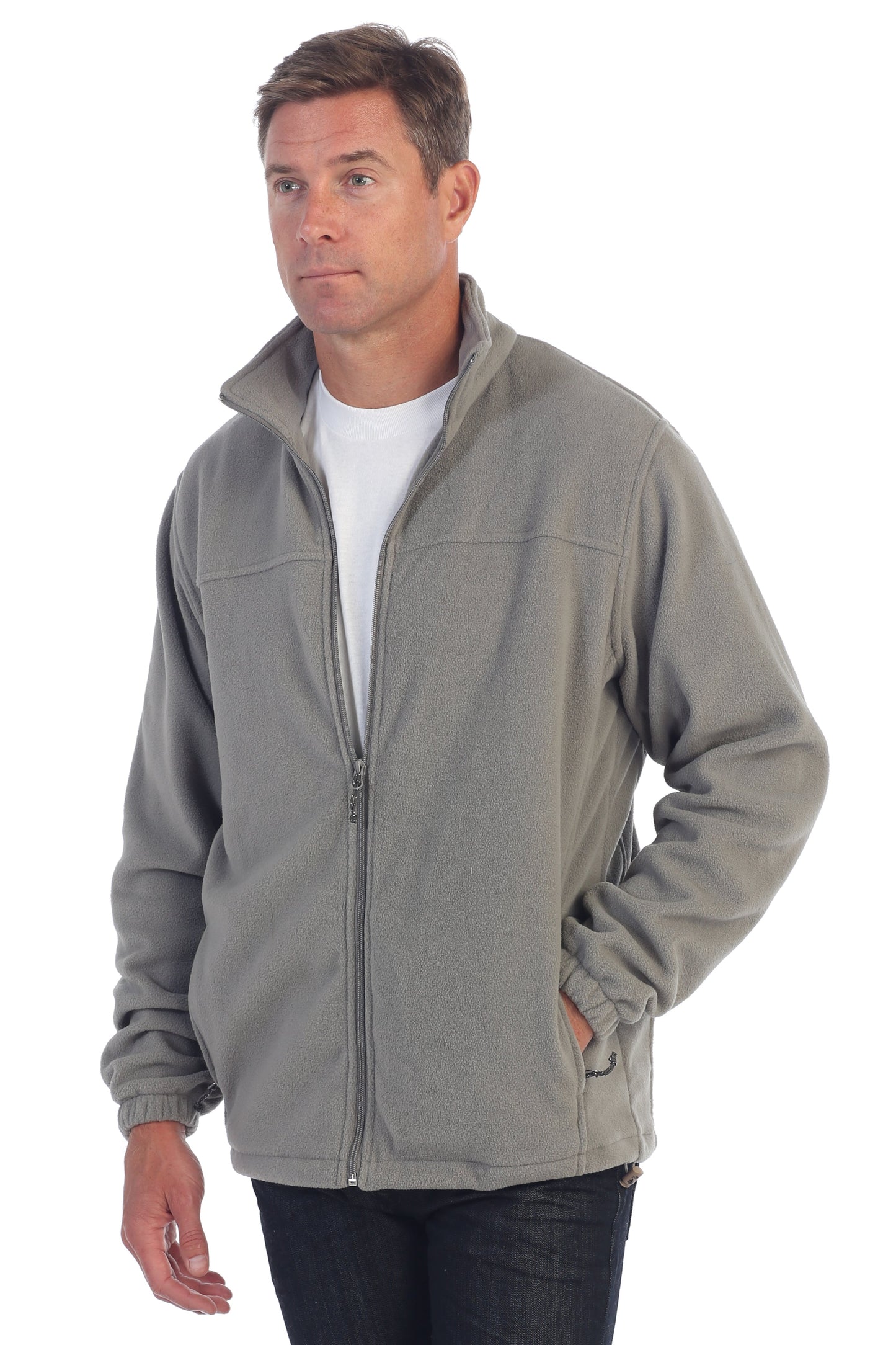 Men's Full Zip Polar Fleece Jacket