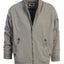 Men's 100% Cotton Sportwear Full Zipper Twill Bomber Jacket