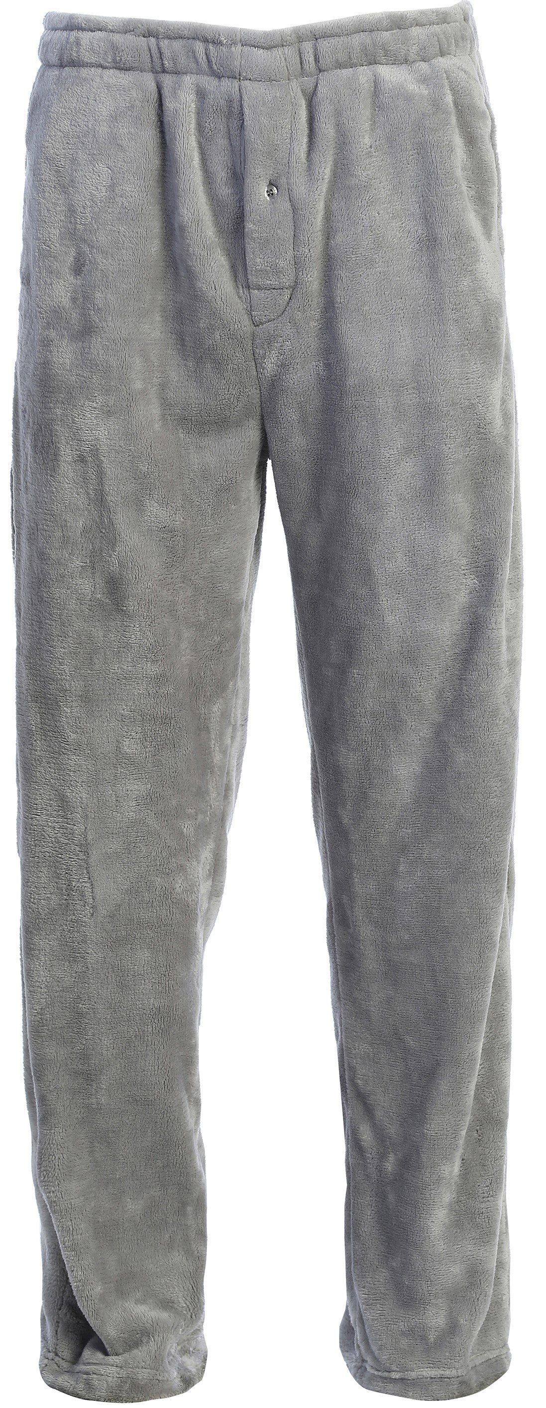 PJ-83 BOY'S SOLID PLUSH PAJAMA PANT IN 7 COLORS SIZE 4-18