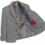 BLZ-8T Boy's Lightweight Formal Tweed Blazer Jacket GRAY SIZE 2-20