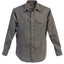 Men’s Solid Long Sleeve Western Shirt with Pearl Snap-on Buttons