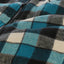 Men's Full Zip Wool-Like Plaid Jacket with Warm Cozy Inner Padding and Sherpa Collar