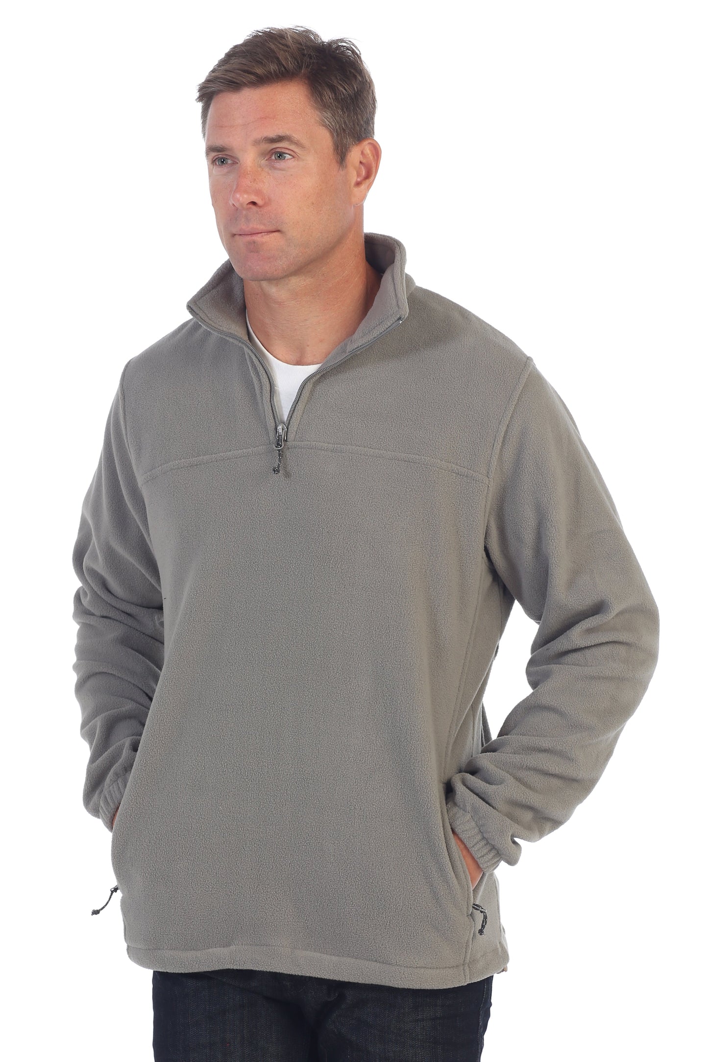 Men's Half Zip Polar Fleece SWEATER