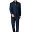 2645 Men's Diamante Blue Notched Lapel Suit Slim Fit (3 PCS)