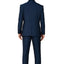 2645 Men's Diamante Blue Notched Lapel Suit Slim Fit (3 PCS)