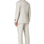 1889-Men's Beige Notched Lapel Suit Slim Fit (3 PCS)