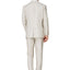 1889-Men's Beige Notched Lapel Suit Slim Fit (3 PCS)