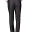 2303-Men's Shiny Charcoal Notched Lapel Suit Slim Fit (3 PCS)