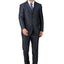 2303-Mens Blue Charcoal Suit Slim Fit (3 PCS)