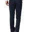 1502-Men's Charcoal Blue Checker Notched Lapel Suit Slim Fit (3 PCS)