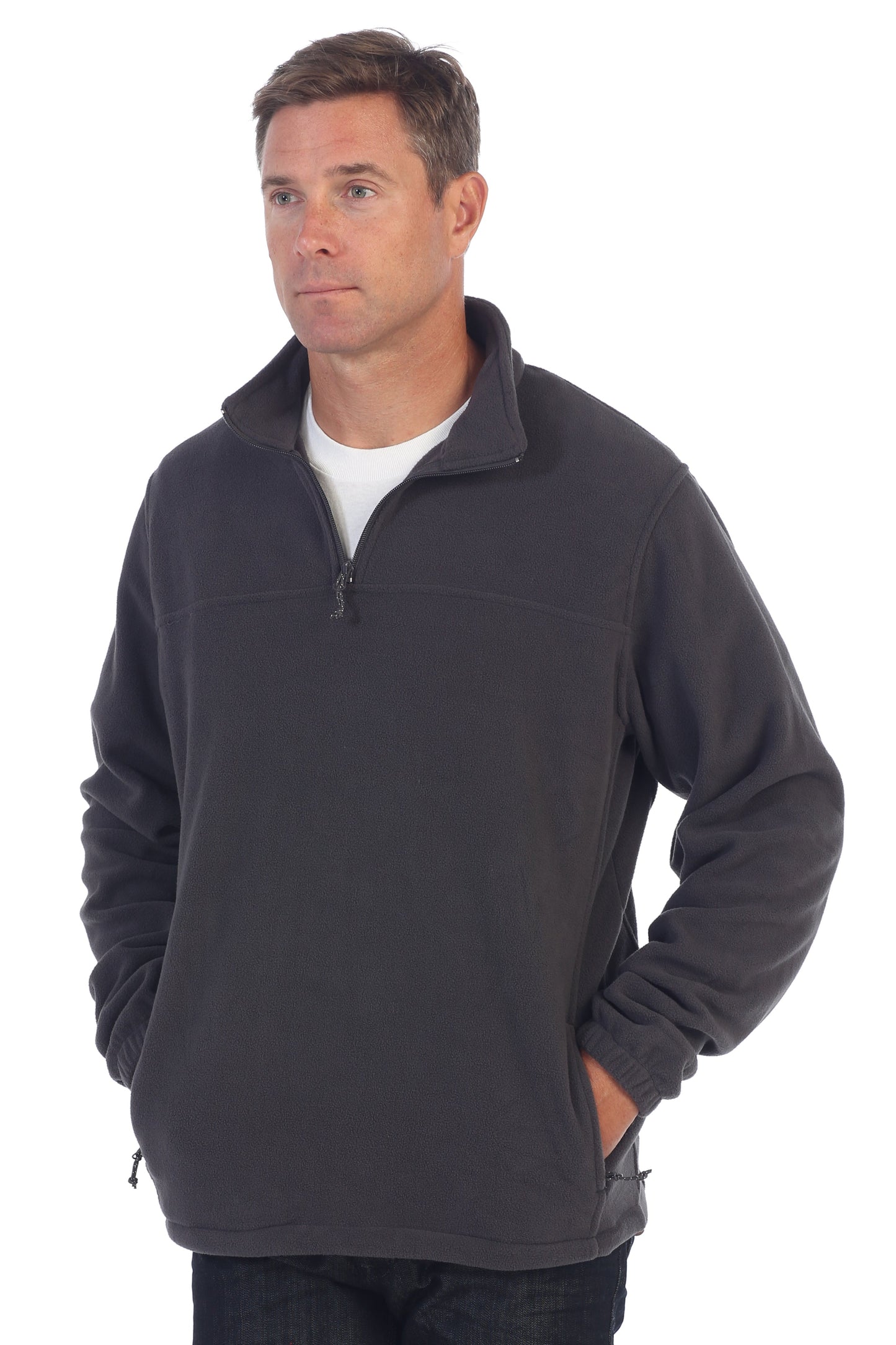 Men's Half Zip Polar Fleece SWEATER