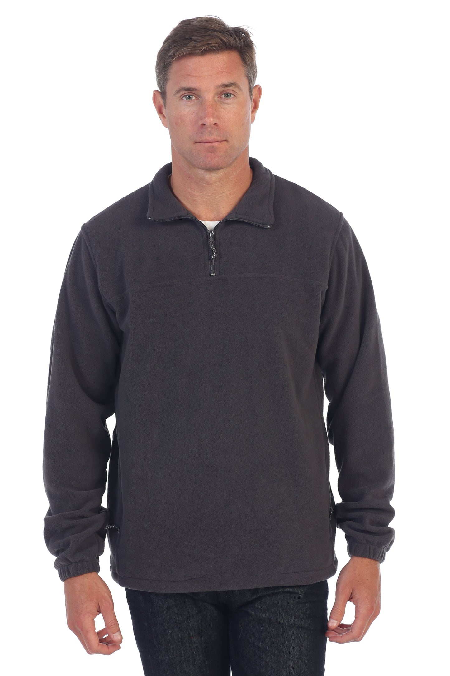 Men's Half Zip Polar Fleece SWEATER