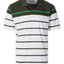 MEN'S STRIPED SHORT SLEEVE POLO WITH CHEST POCKET