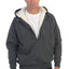 Men's Heavyweight Sherpa Lined Fleece Hoodie Jacket