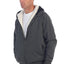 Men's Heavyweight Sherpa Lined Fleece Hoodie Jacket