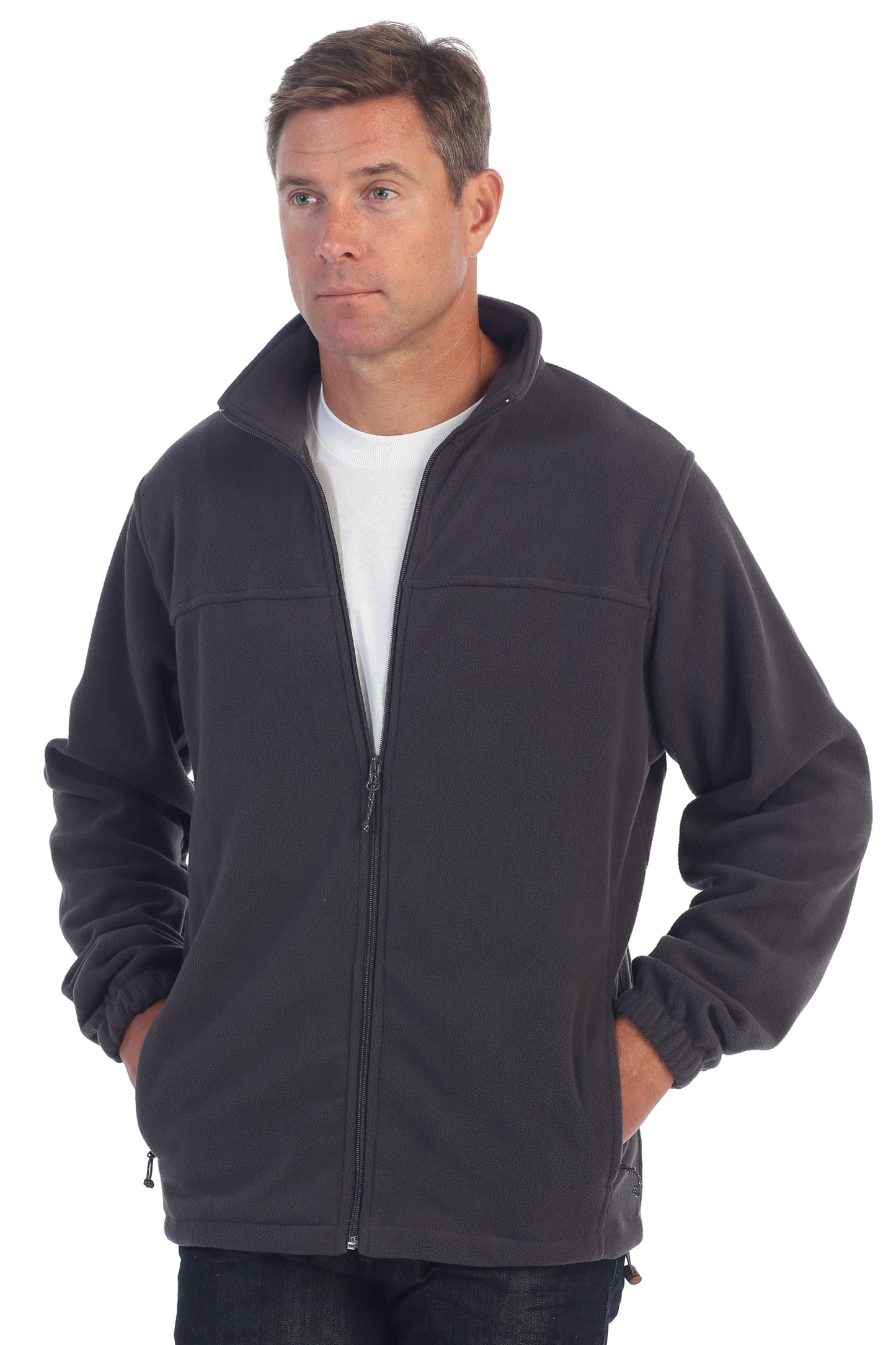 Men's Full Zip Polar Fleece Jacket