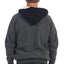 Men's Heavyweight Sherpa Lined Fleece Hoodie Jacket