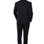 8703-Men's Black Checker Notched Lapel Suit Slim Fit (3 PCS)