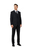 8703-BLACK PLAID-SLIM FIT-3PC-SIZE 34S-46S & 34R-56R & 38L-56L