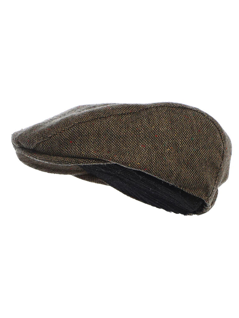 IVY-92 Men's Tweed Ivy Cap w/ Soft Lining