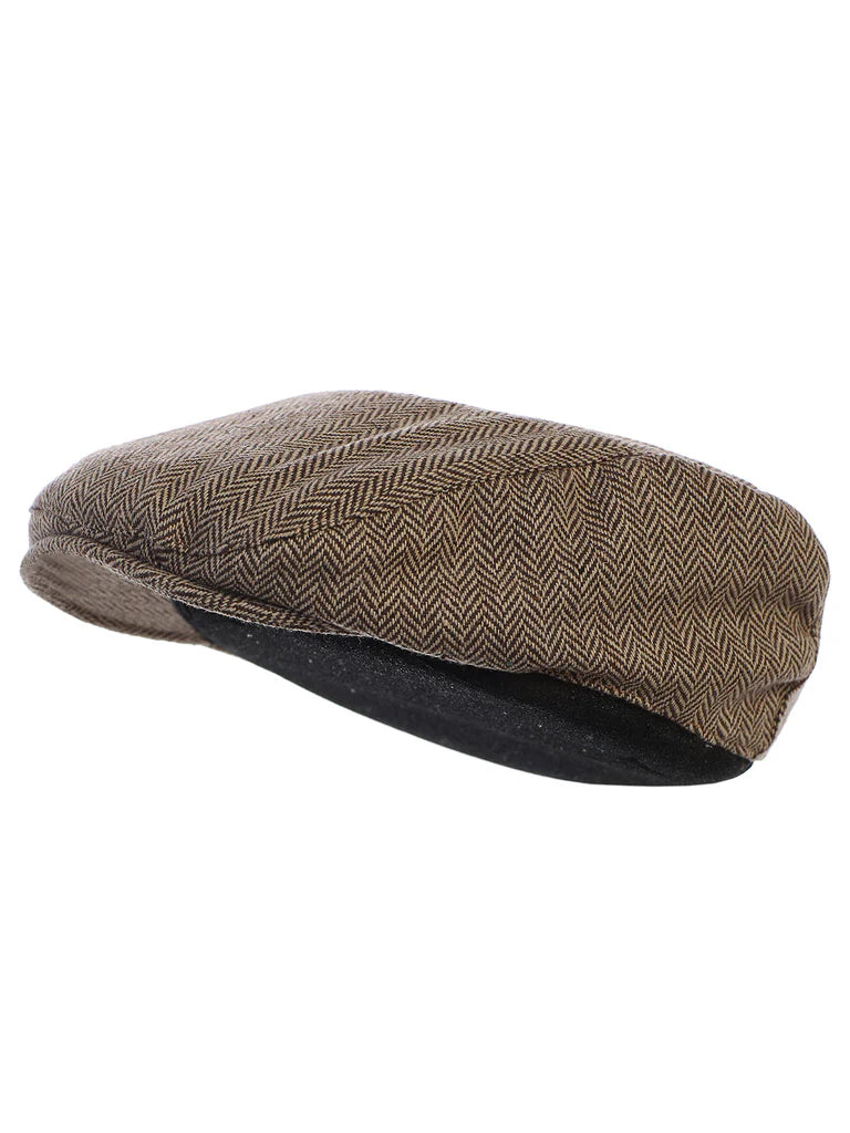 IVY-92 Men's Tweed Ivy Cap w/ Soft Lining