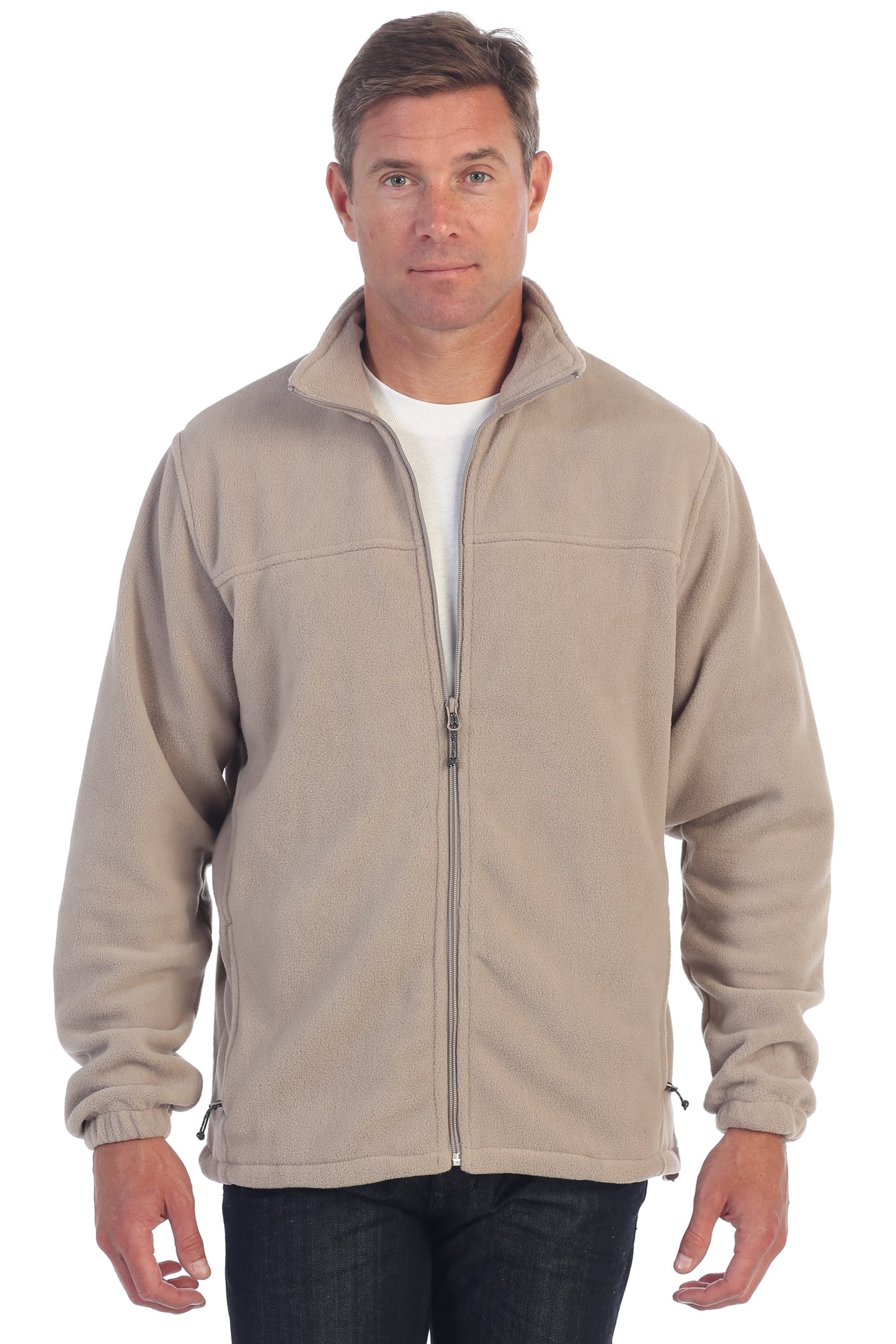 Men's Full Zip Polar Fleece Jacket