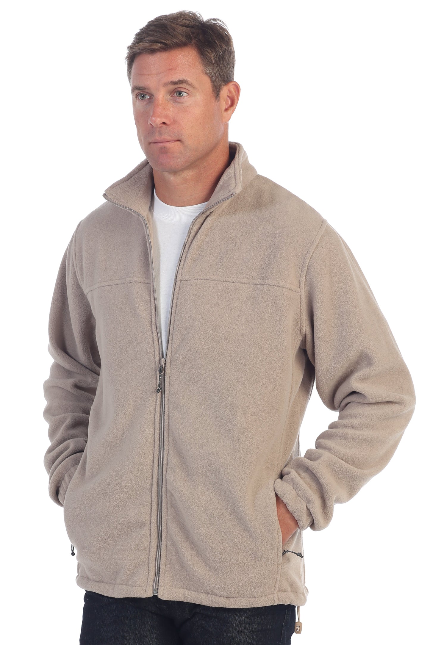 Men's Full Zip Polar Fleece Jacket