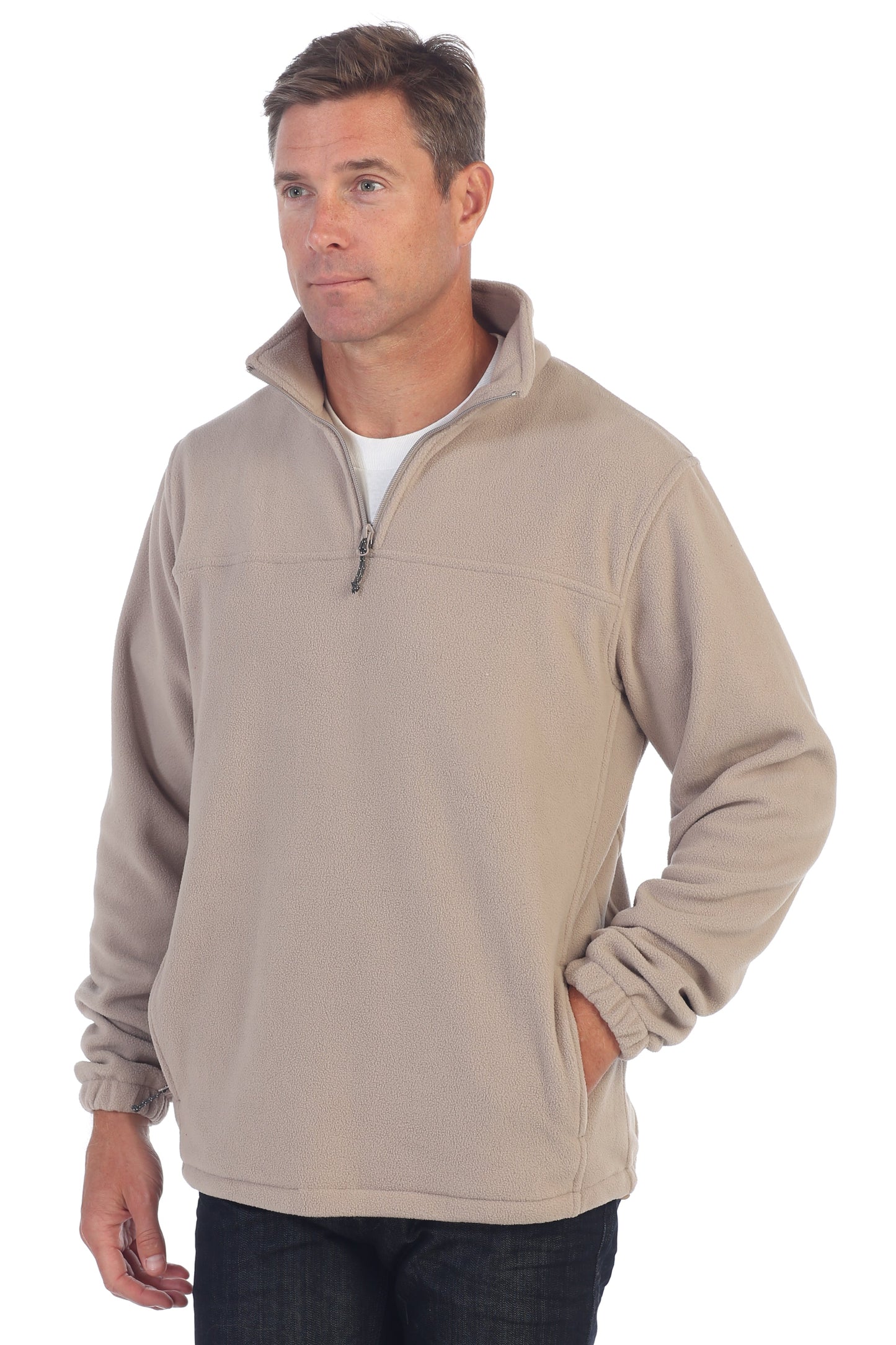 Men's Half Zip Polar Fleece SWEATER