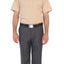 Men's Short Sleeve Solid Dress Shirt