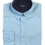 MEN'S TWILL SHIRT W/ CONTRAST COLLAR