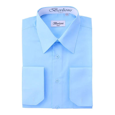 MEN'S SOLID FRENCH CONVERTIBLE SHIRT
