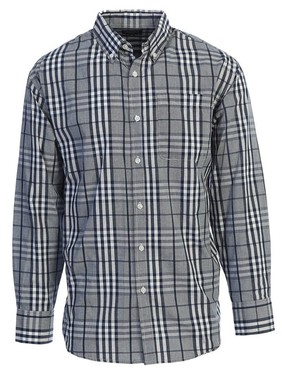 LS-92 Men's Plaid Button Down Shirt Part-A
