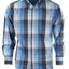 LS-92 Men's Plaid Button Down Shirt Part-A