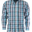 LS-92 Men's Plaid Button Down Shirt Part-A