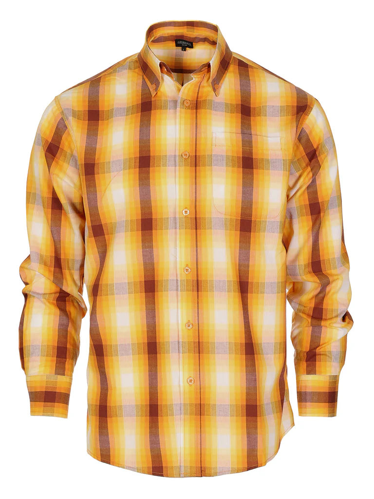 LS-92 Men's Plaid Button Down Shirt Part-A
