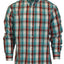 LS-92 Men's Plaid Button Down Shirt Part-B