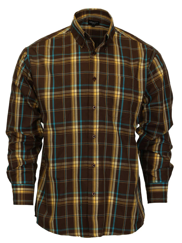 LS-92 Men's Plaid Button Down Shirt Part-B