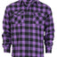 LS-92F Men's Plaid Flannel Shirt