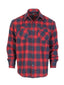 LS-92F Men's Plaid Flannel Shirt