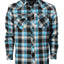 LS-92FS Men's Flannel Plaid Shirt w/ Snaps Part-A