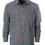 LS-92FS Men's Flannel Plaid Shirt w/ Snaps Part-A