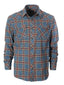 LS-92FS Men's Flannel Plaid Shirt w/ Snaps Part-A