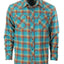 LS-92FS Men's Flannel Plaid Shirt w/ Snaps Part-A