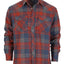 LS-92FS Men's Flannel Plaid Shirt w/ Snaps Part-A