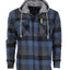 LS-92H Men's Removable Hoodie Flannel Shirt