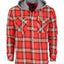 LS-92H Men's Removable Hoodie Flannel Shirt
