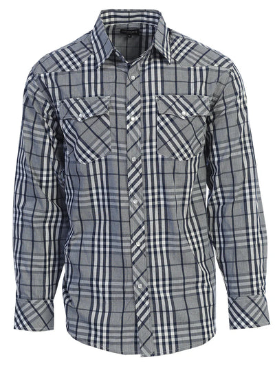 LS-92W Men's Western Pearl Snap Shirt Part-A