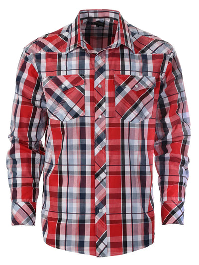 LS-92W Men's Western Pearl Snap Shirt Part-A