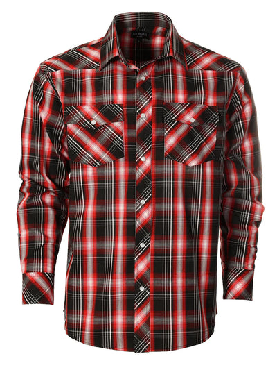 LS-92W Men's Western Pearl Snap Shirt